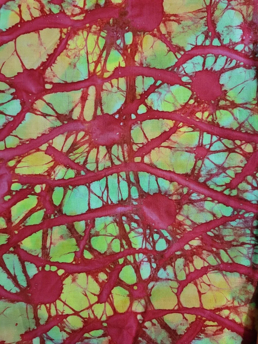 Abstract Tie-Dye Type Sewing Fabric (1515)